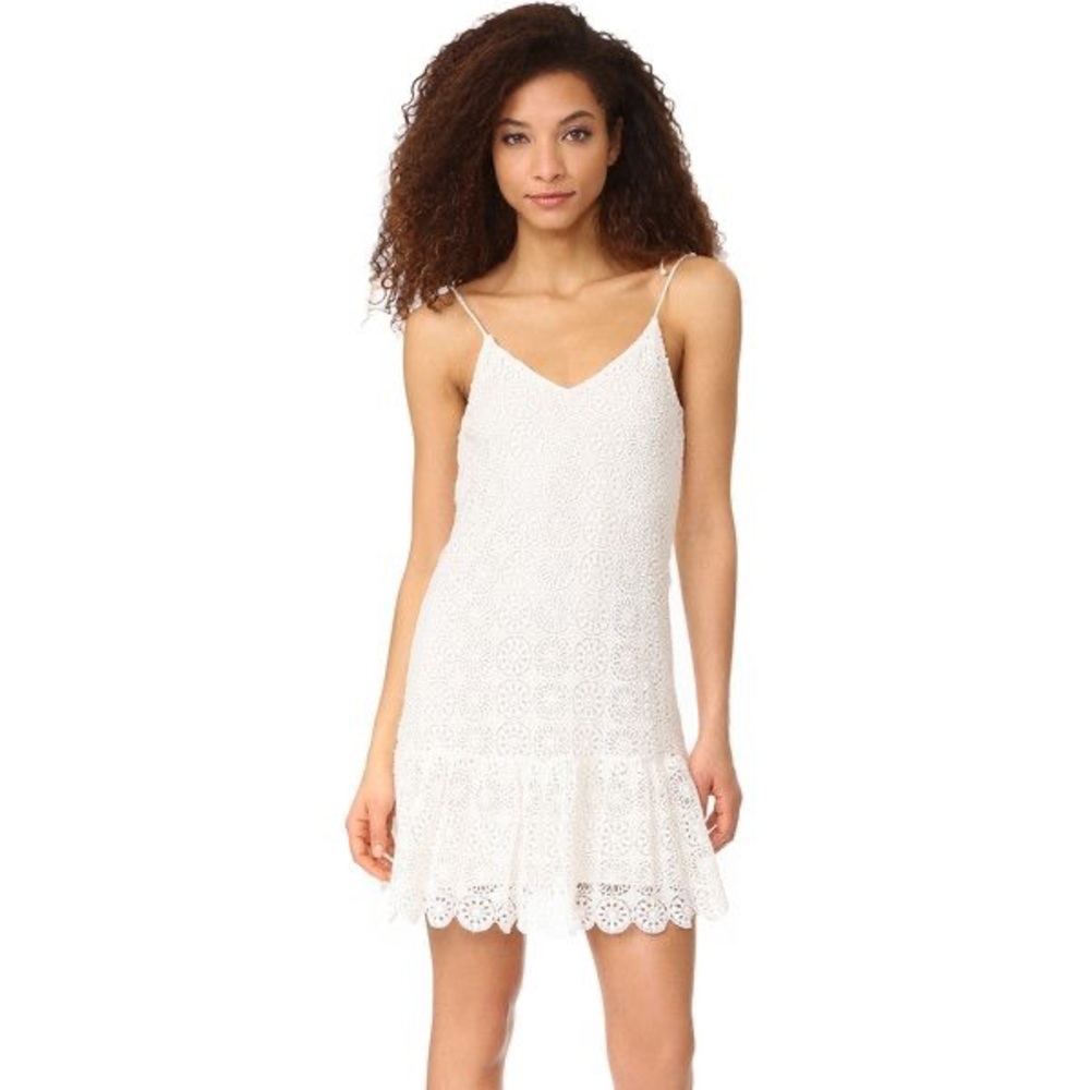 Ella Moss White Medallion Crochet Dress